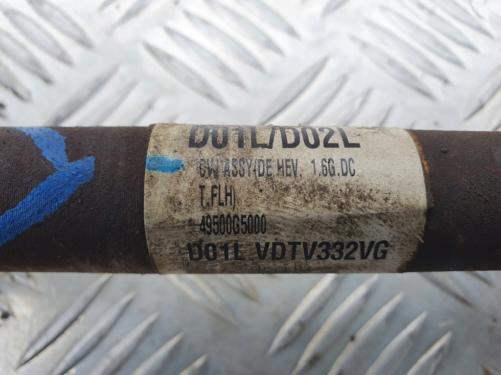 фото №1, Приводной вал перед левая kia niro 2019- lift 1.6 gdi 49500g5000