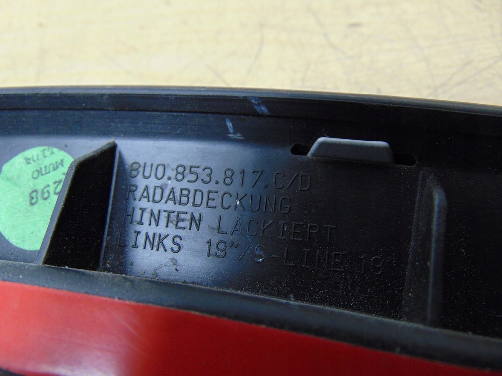 фото №15, Накладка крила лівий задня audi q3 8u0853817c