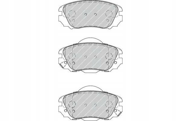 фото №1, Ferodo тормозные колодки тормозные chevrolet malibu 2.0 d v3