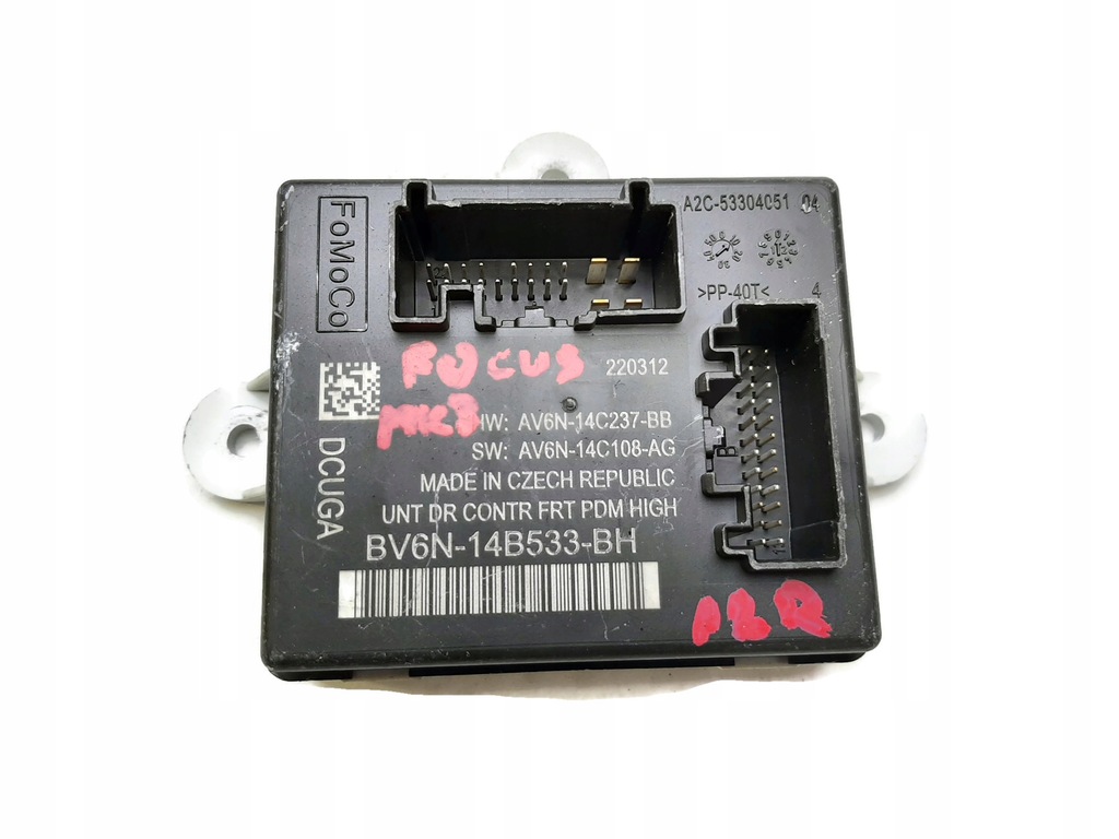 фото №1, Ford focus mk3 p.p модуль двері bv6n-14b533-bh