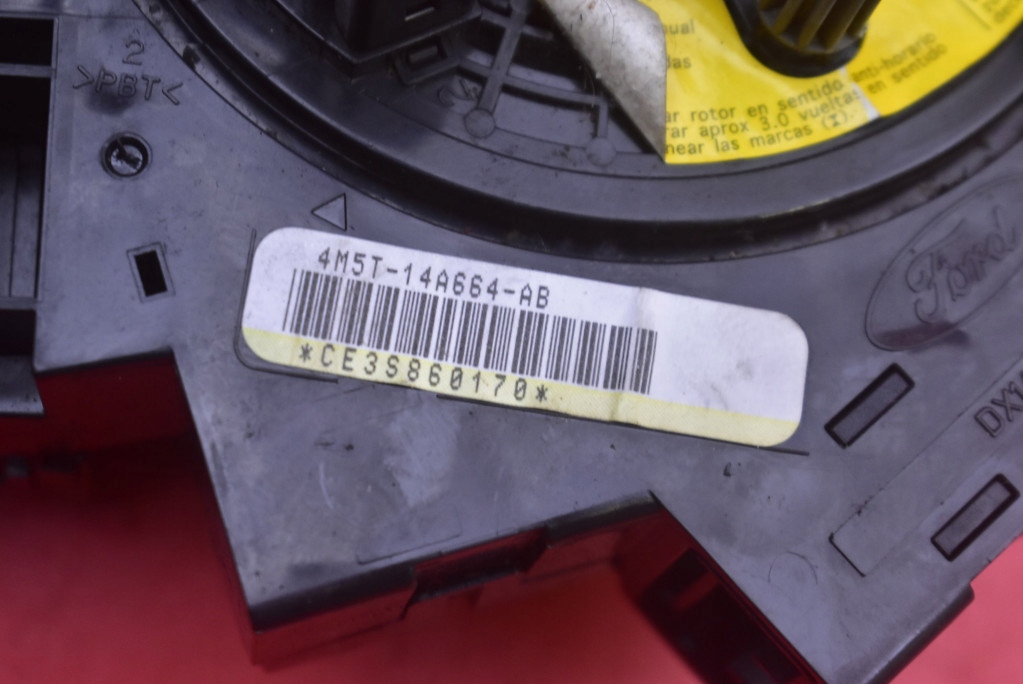 фото №9, Стрічка подушка безпеки шлейф важіль керування радіо 4m5t-14a664-ab ford focus mk2