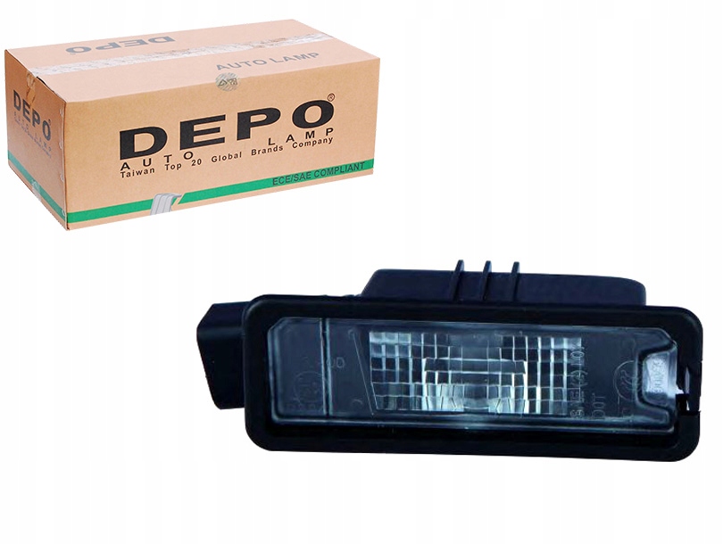 фото №1, Лампа освещение номерного знака rej. seat leon 1p toledo