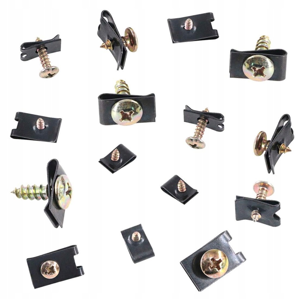 Пластины монтажные винты прокладки к кузов бампер большой набор 170szt в Украине