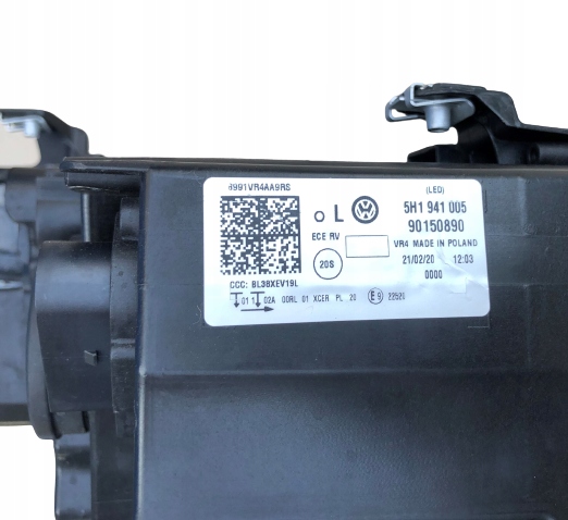 фото №7, Vw golf 8 2019-2023 фара full led лампа левая