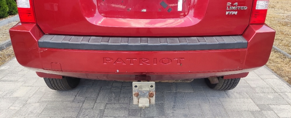 фото №1, Бампер задняя jeep patriot цвет красный гарантия