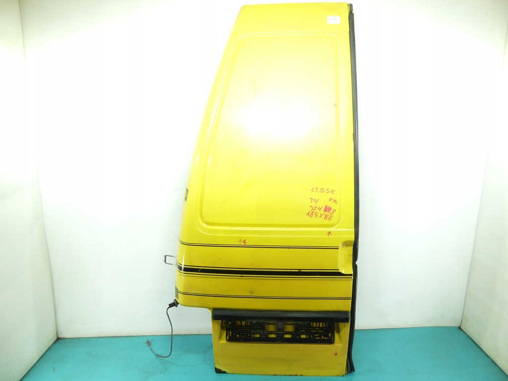 фото №1, Дверь задняя левая vw transporter t4 жёлтый высокий