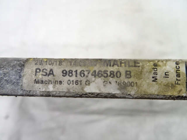 фото №9, Peugeot 308 ii t9 1.6 blue hdi радиатор кондиционера 9816746580