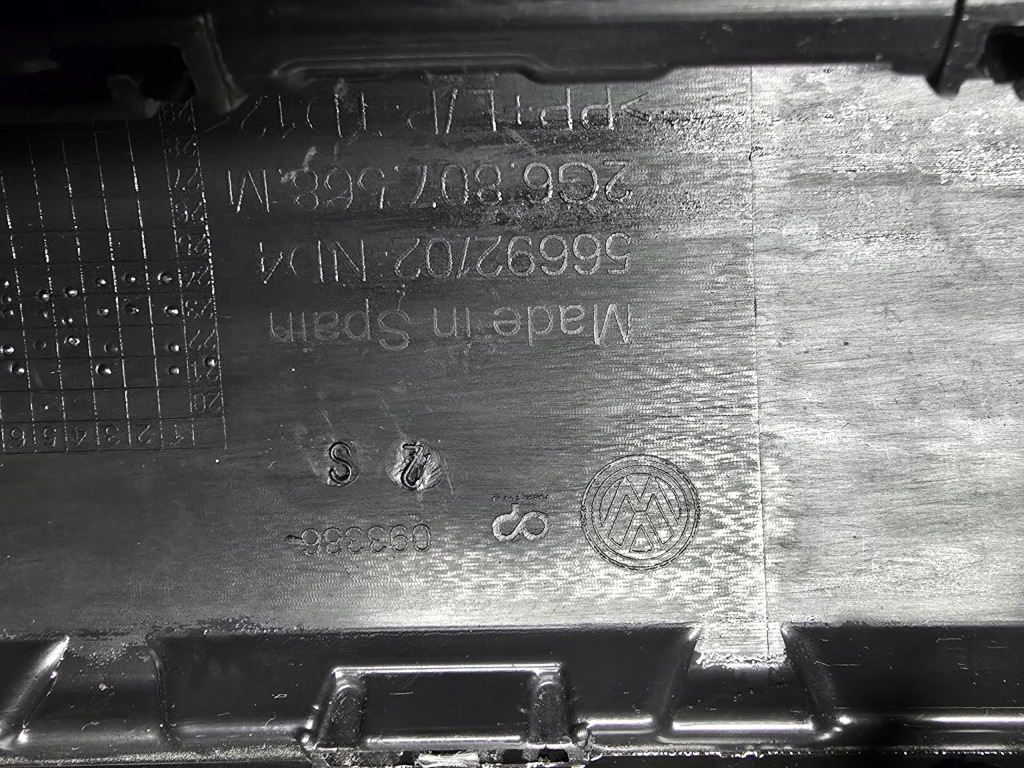 фото №11, Накладка дифузор бампера задня vw polo vi 2g6 lift r-line