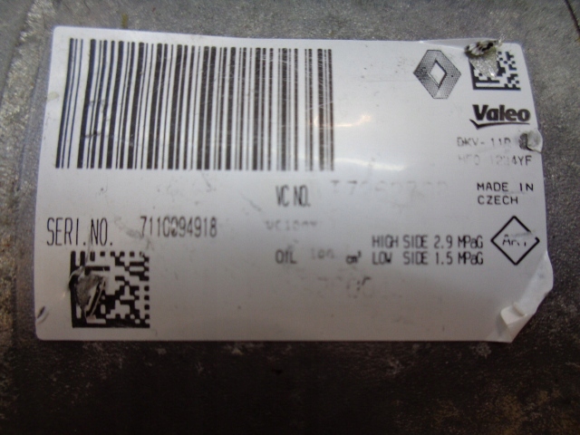 фото №8, Renault clio iv captur 1.5 dci компресор кондиціонера компресор