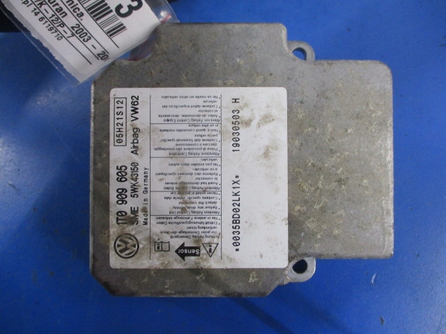 фото №6, Touran i воздуховод колесо руля подушка водителя блок управления