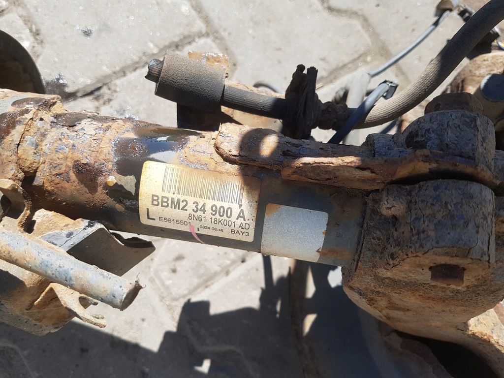 фото №6, Mazda 3 ii bl 1.6 d амортизатор поворотный кулак левая