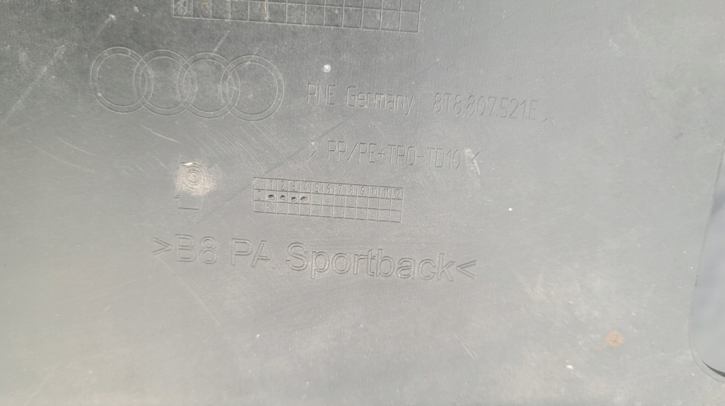 фото №8, Audi a5 8t lift sportback накладка-спойлер спойлер накладка бампера задняя // 1775