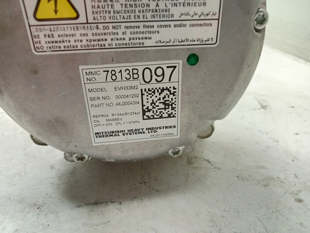 фото №7, Mitsubishi outlander iii компрессор кондиционера eu