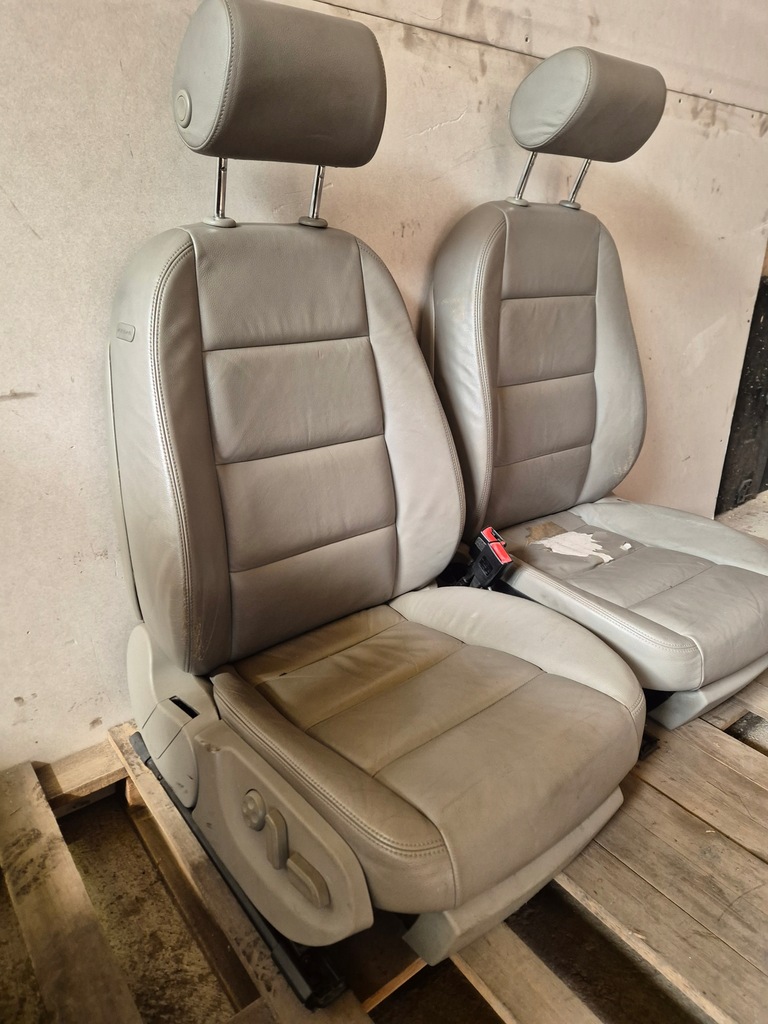 фото №7, Audi a6 c6 kombi сиденья заднее сиденье обшивки кожа электрический