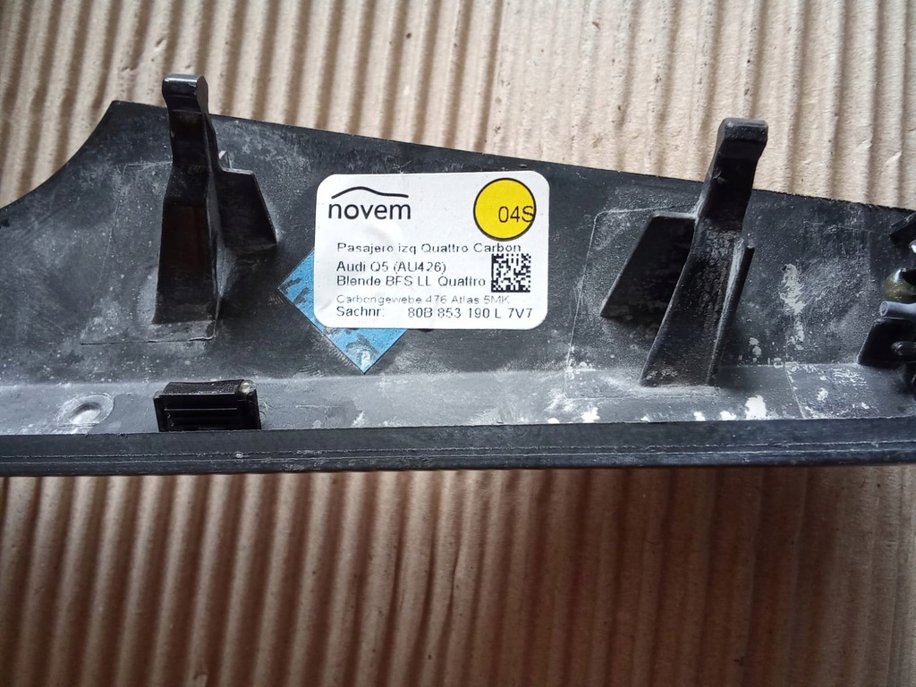 фото №11, Audi sq5 q5 80a карбон carbony салон накладки декоративные