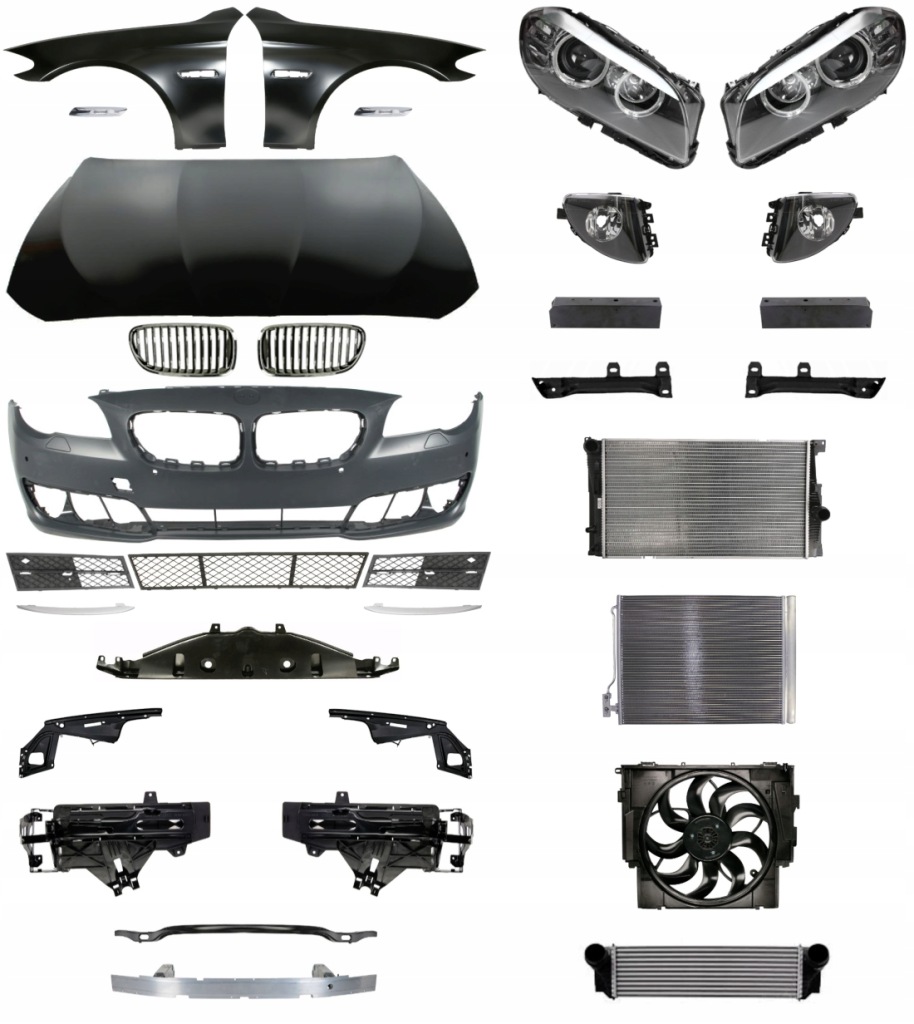 фото №1, Bmw 5 f10 2009-2013 бампер капот лампы крылья
