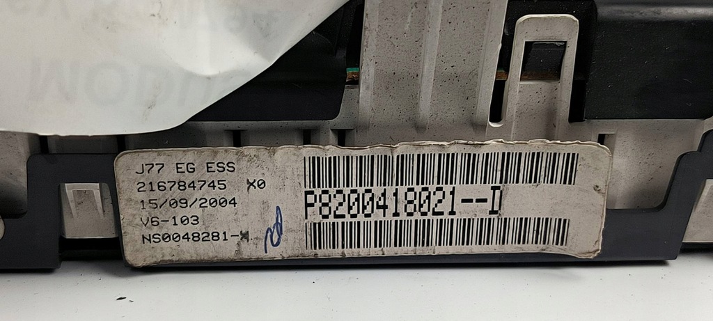 фото №4, Счетчик приборная панель 8200418021d renault modus