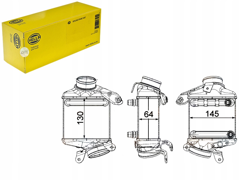 Купить Интеркулер радиатор воздуха наддувочный [he