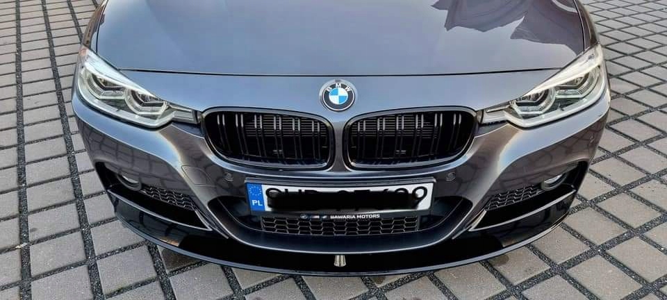 фото №13, Сплиттер накладка бампера передний bmw f30-f31 m-pakiet чёрный блеск