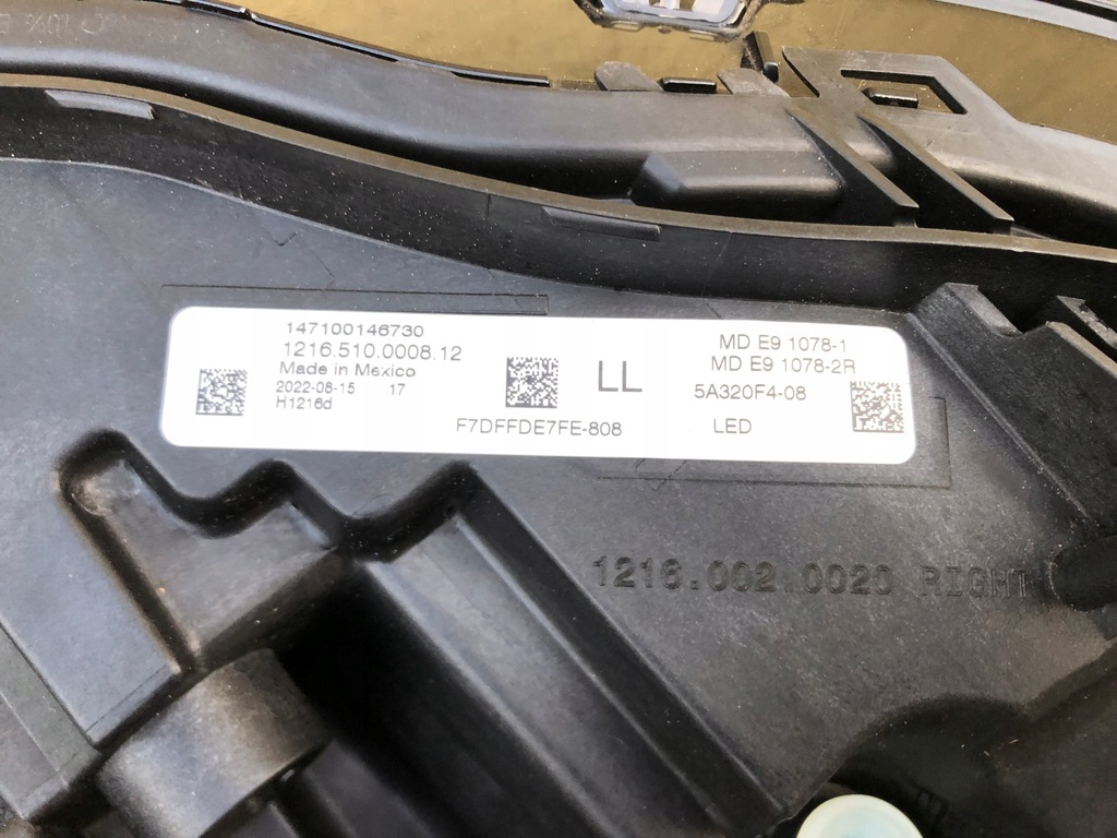 фото №15, Bmw 2 g42 m2 g87 cs full led gold лампа передняя правая комплектная 5a320f4-08