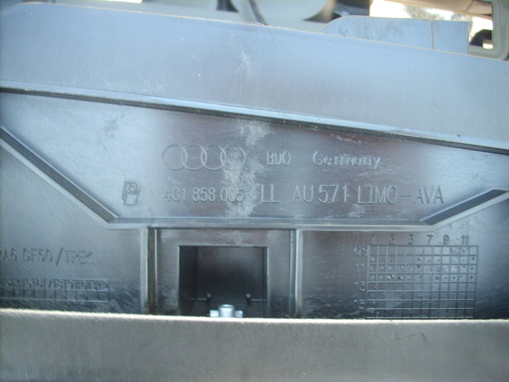 фото №8, Audi a6 c7 приборная панель приборная консоль приборная панель подушка air bag ew head up