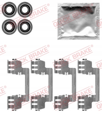 фото №2, Qb набір монтажний гальмівних колодок перед chrysler 300 c