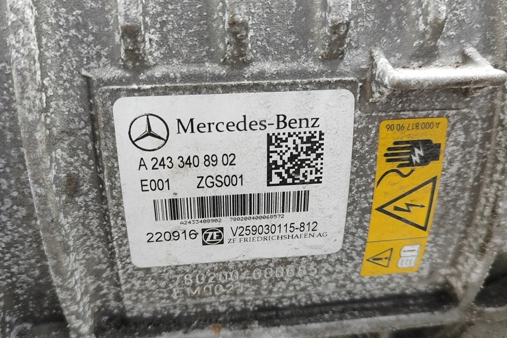 фото №8, Mercedes-benz eqb x243 двигун електричний передній двигун a2433408902 168kw