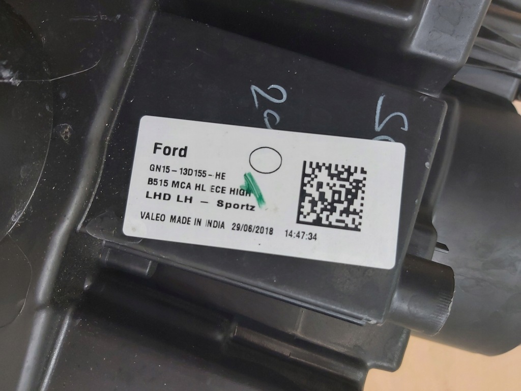 фото №13, Лампа перед передня ліва ford ecosport lift gn15-13d155-he