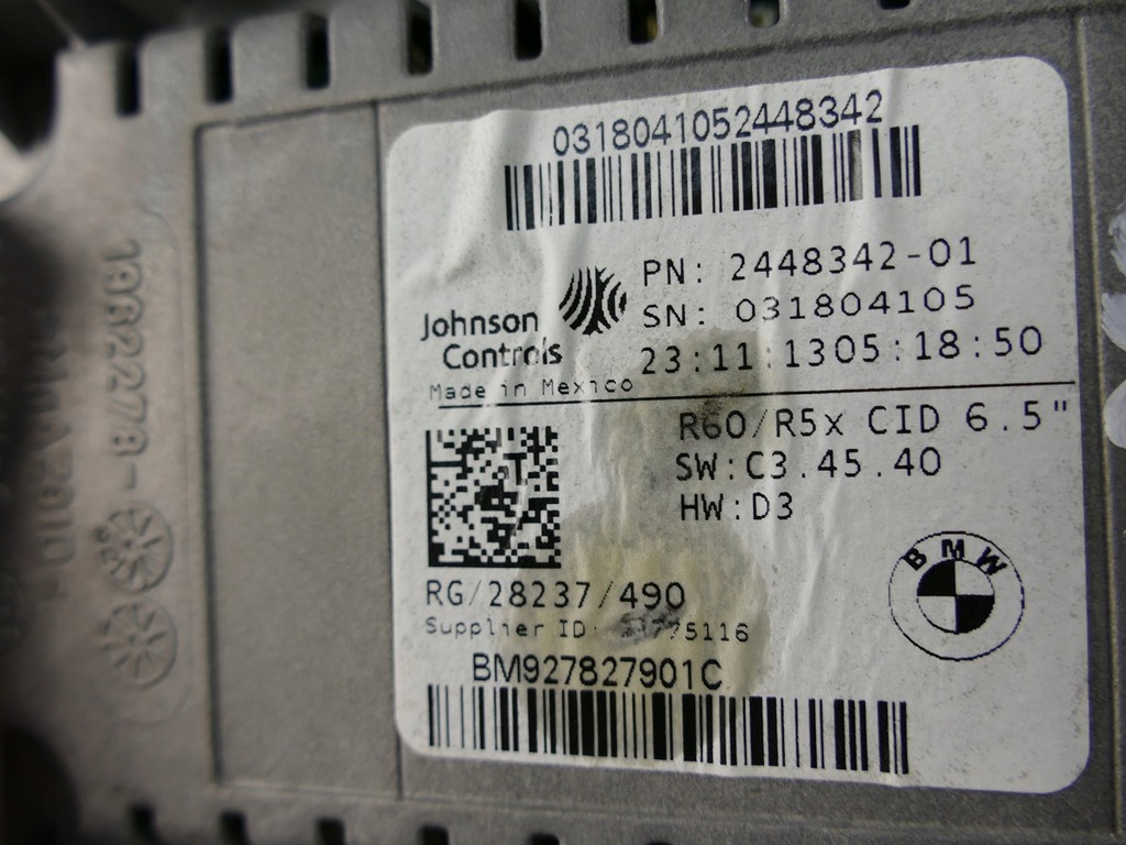 фото №9, Mini countryman s r60 счетчик приборы экран монитор