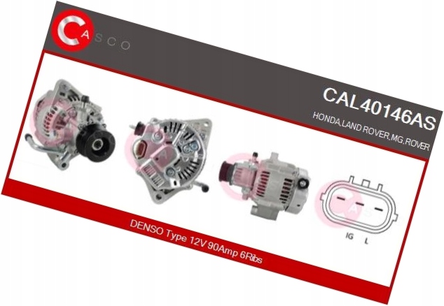 фото №1, Генератор 12v 90a - casco cal40146as