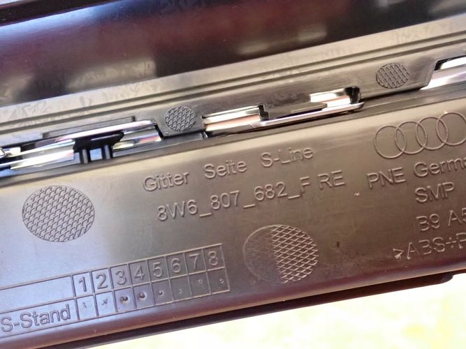 фото №6, Audi a5 s-line 16- ґрати решітка ліва права kpl 8w6807681f 8w6807682f