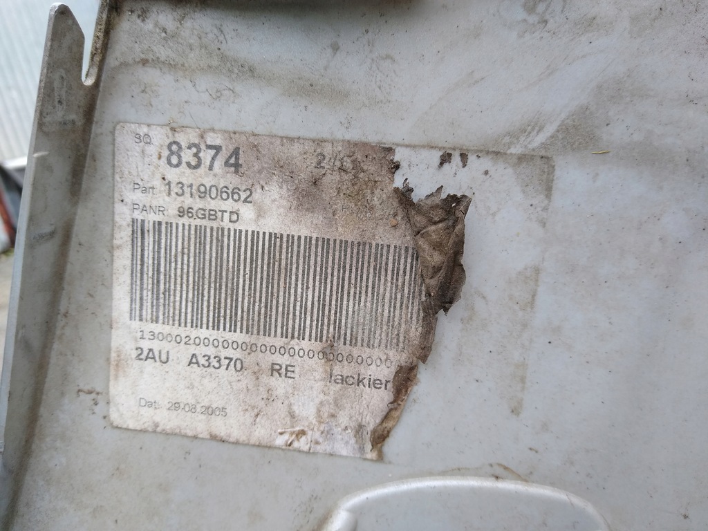 фото №9, Zafira b бампер задняя 13190662