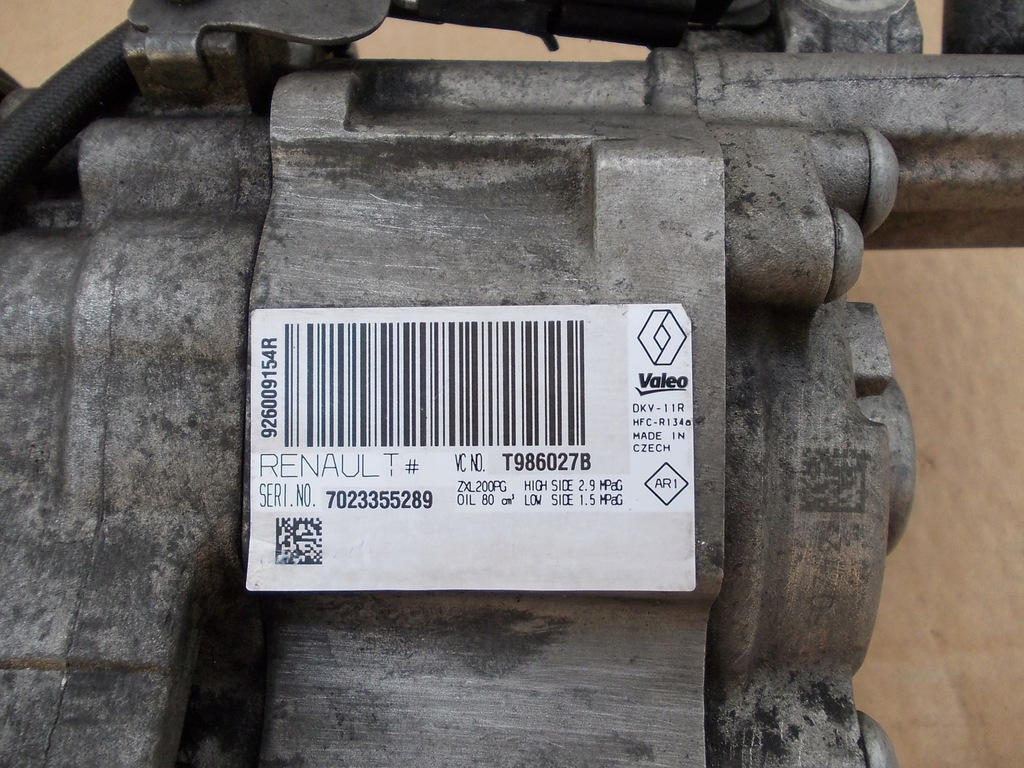 фото №5, Компрессор кондиционера dacia dokker 1.5 dci