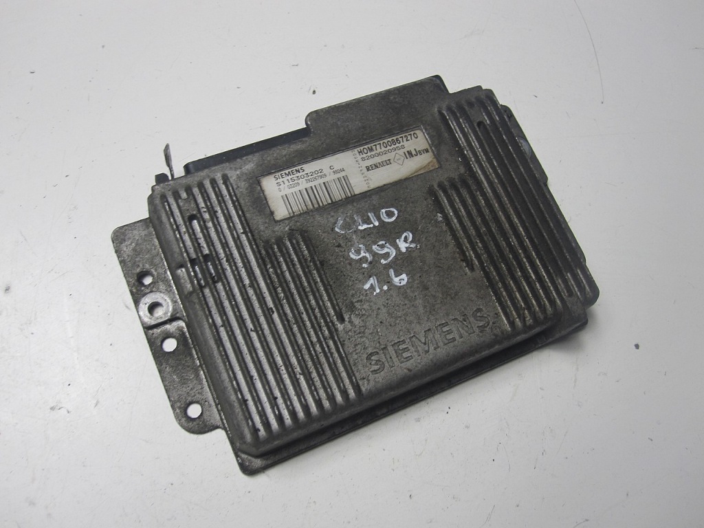 фото №4, Бортовой компьютер блок управления renault clio 1.6 99r