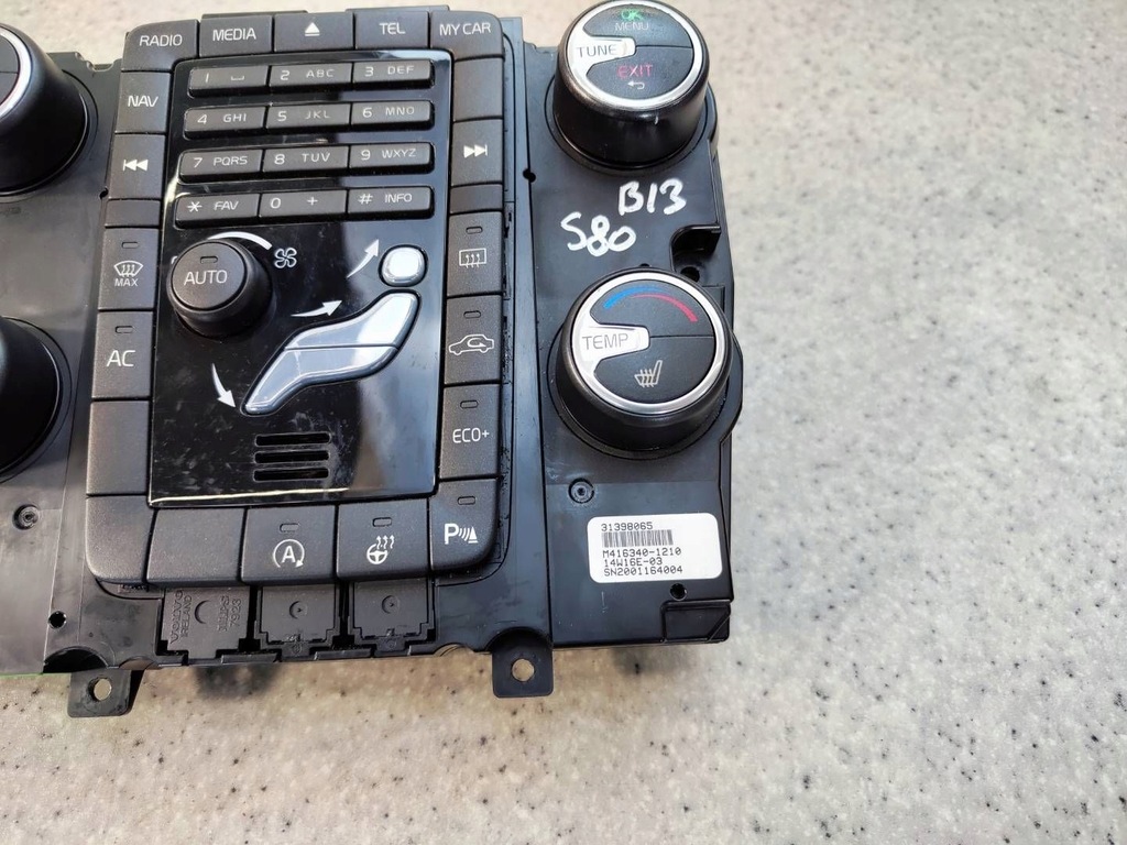 фото №5, Панель кондиционера обдув 31398065 volvo s80 ii
