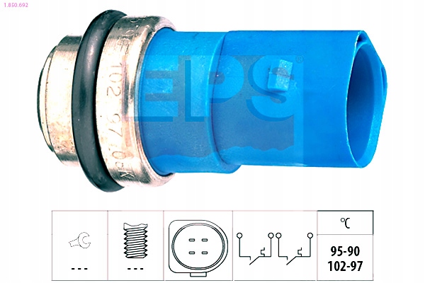 фото №2, Вимикач вентилятора радіатора vw eps