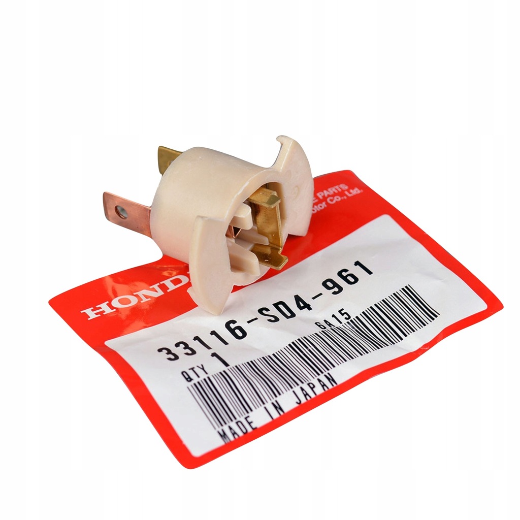 фото №15, Цоколь разъём лампочка h1 honda accord civic cr-v hr-v 33116-sd4-961 org