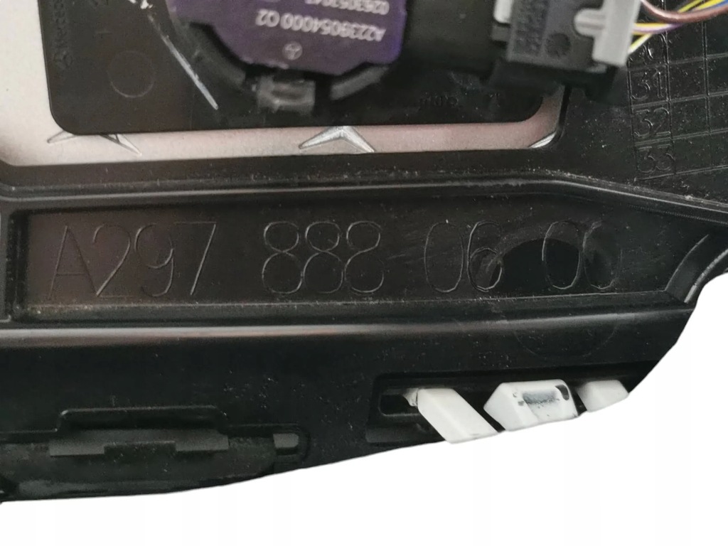 фото №16, Бампер, решітка радіатора, решітка радіатора, ґрати, абсорбер, радари mercedes eqs w-297 amg 162