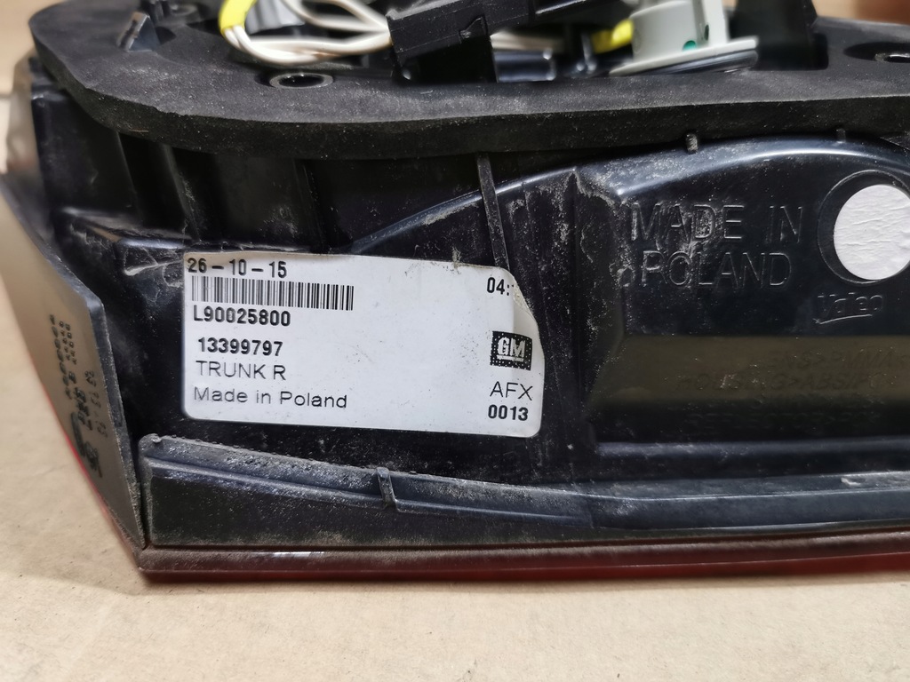 фото №8, Лампа задня задня l p opel astra iv j 4 gtc org