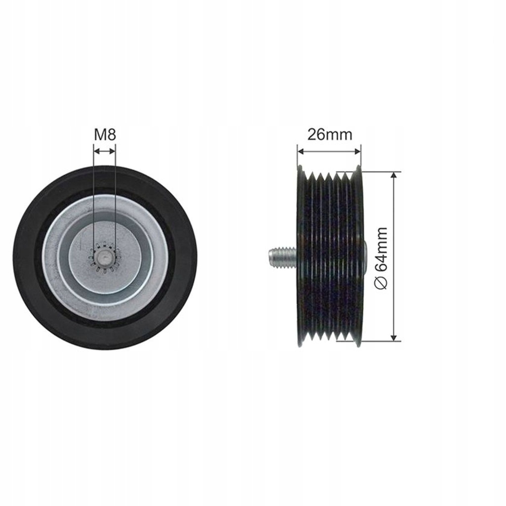 фото №1, Ролик натяжителя ремень mercedes sprinter viano w639 vito w639 2.2d 2006-