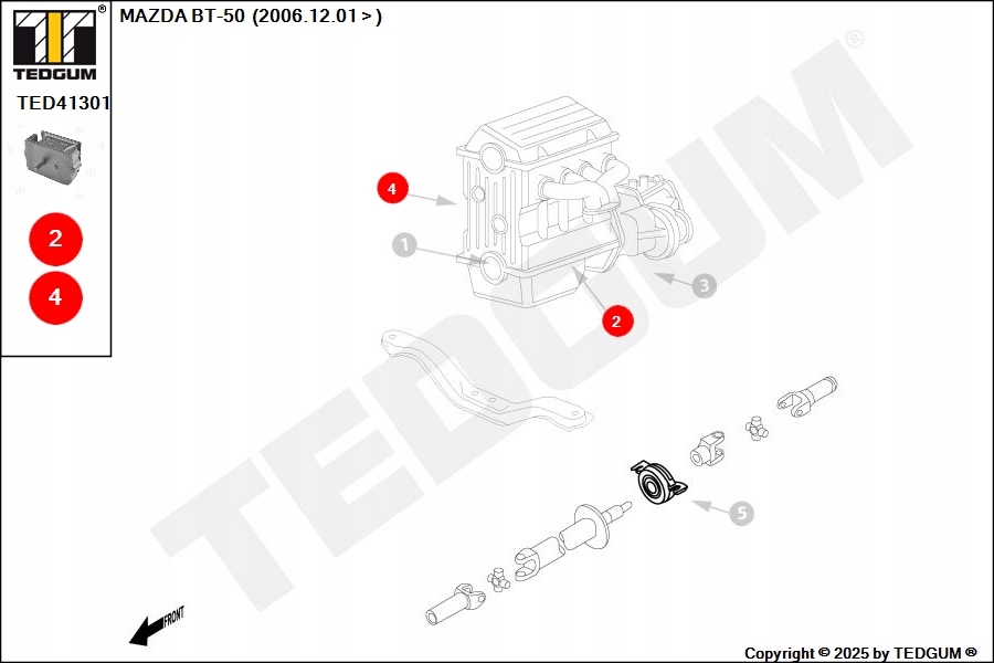 фото №2, Подушка двигателя левая правая ford mazda ranger