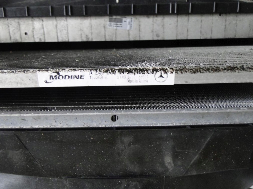 фото №4, Mercedes a klasa w176 радиатор wody кондиционер вентилятор