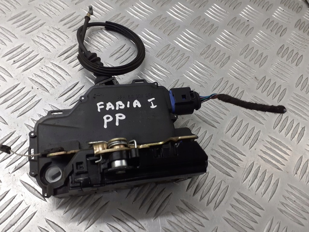фото №1, Замок дверь правый перед skoda fabia i 6pin