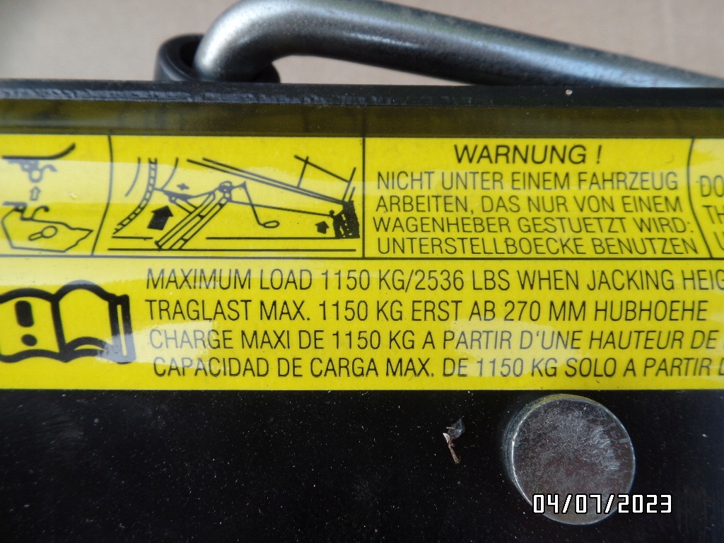 фото №3, Домкрат набір vw passat b6 kombi 3c5012115d