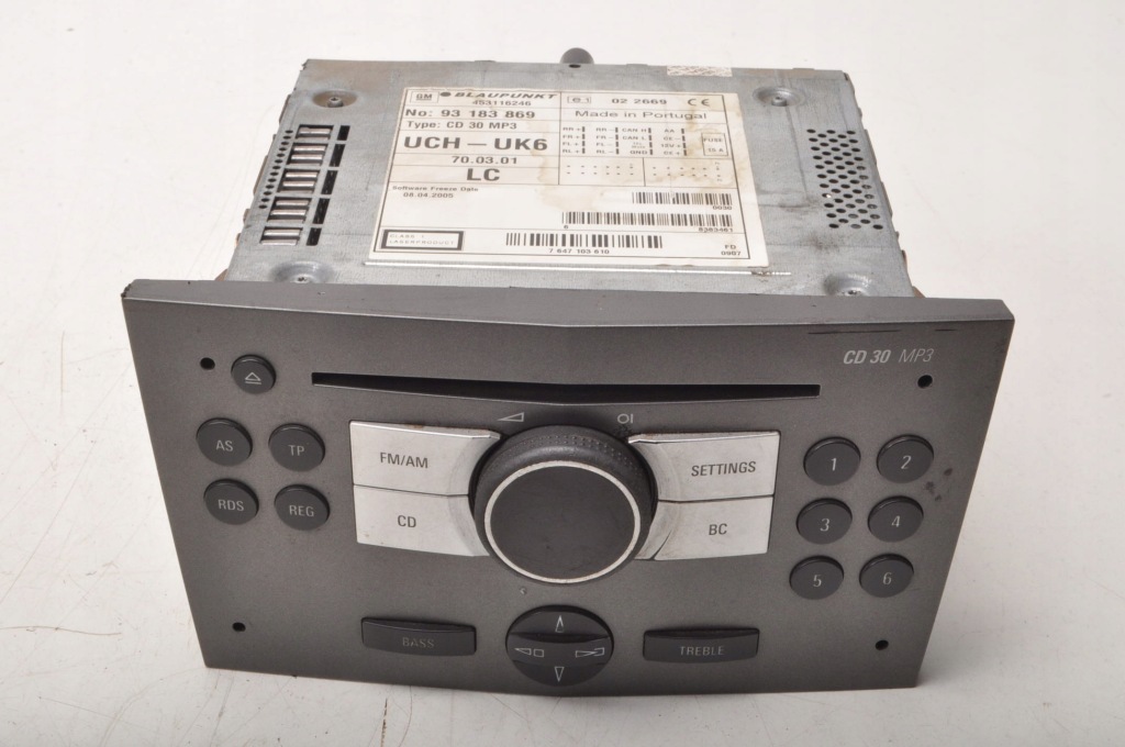 Купить Opel astra h iii zafira b радио 93183869 cd30
