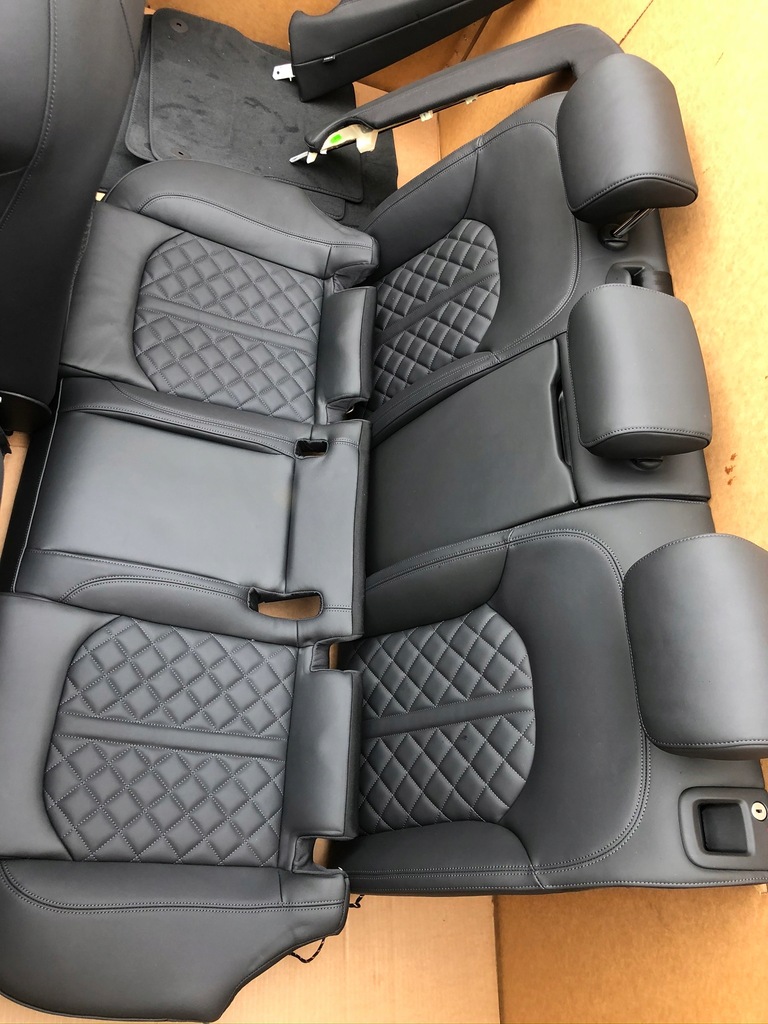 фото №12, Audi a7 c7 4g lift сидіння обшивки комплект підігрів s-line 38km