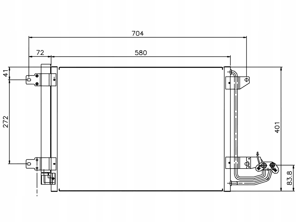 фото №1, Радіатор кондиціонера seat altea leon toledo iii