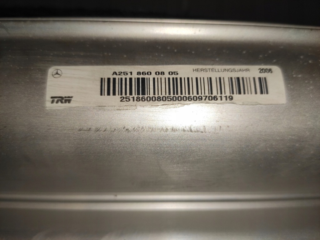 Mercedes w251 r-klasa ml w164 подушка безопасности подушка пассажира перед Цена