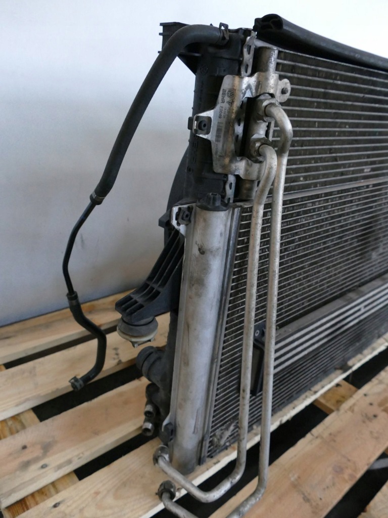 Porsche cayenne 9p 4.5 turbo радиатор вентилятор Доставка