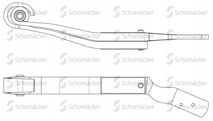 фото №1, Рессора scania schomäcker 90237000, o.e. 1916217